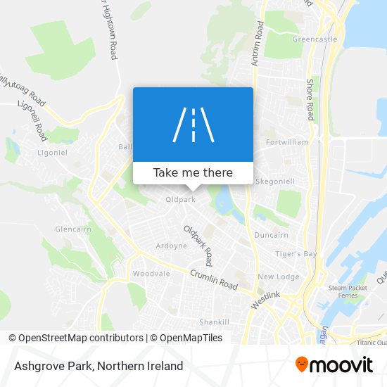 Ashgrove Park map