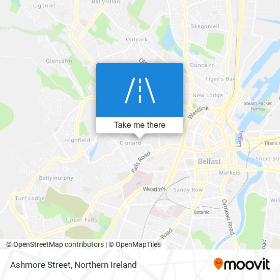 Ashmore Street map