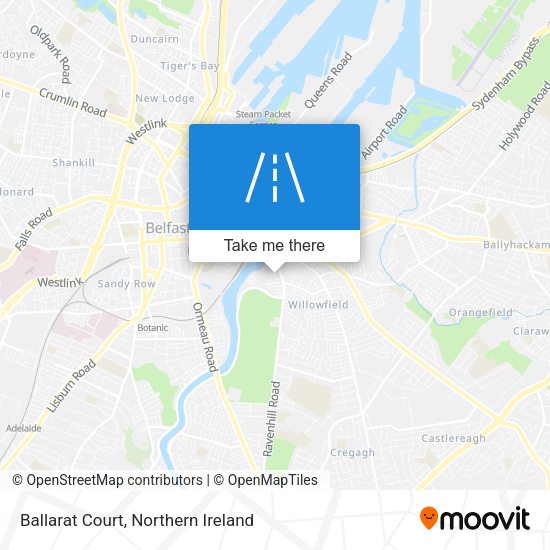 Ballarat Court map
