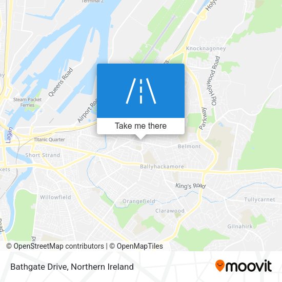 Bathgate Drive map