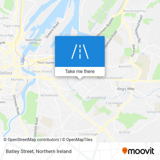 Batley Street map