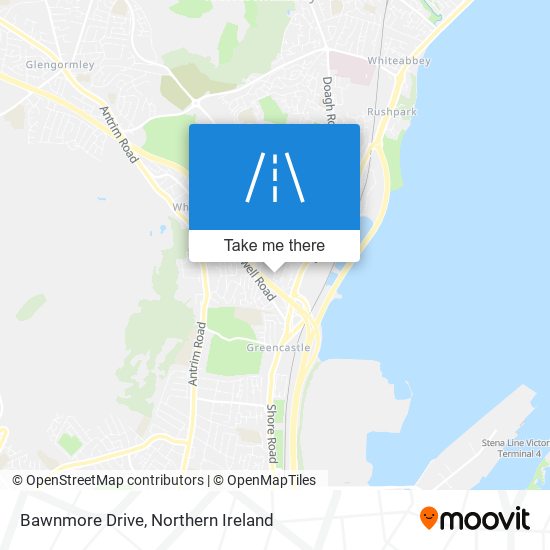 Bawnmore Drive map