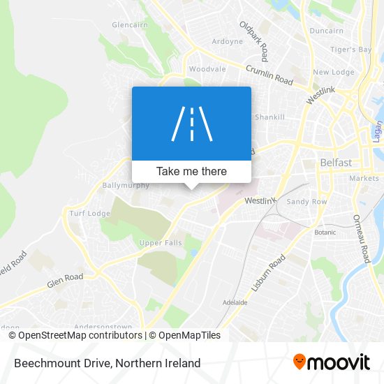 Beechmount Drive map