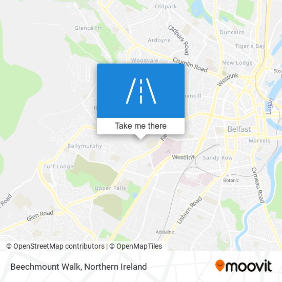 Beechmount Walk map