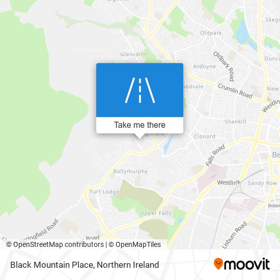 Black Mountain Place map
