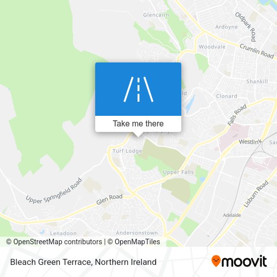 Bleach Green Terrace map
