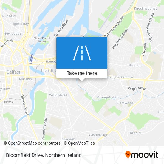 Bloomfield Drive map