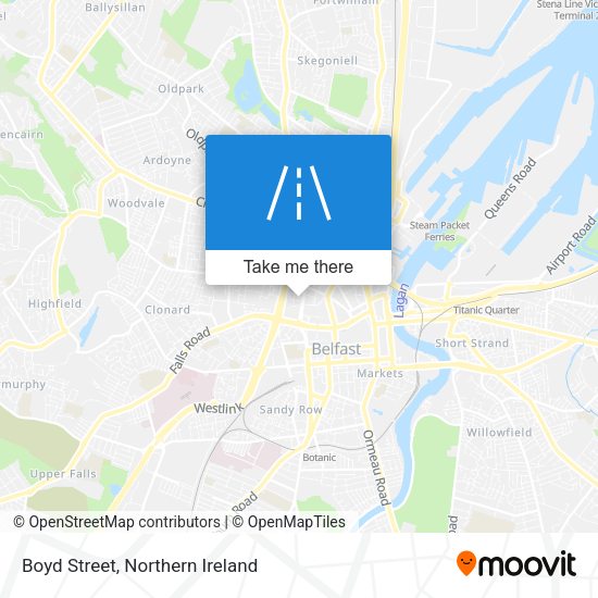 Boyd Street map
