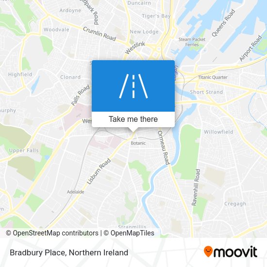Bradbury Place map
