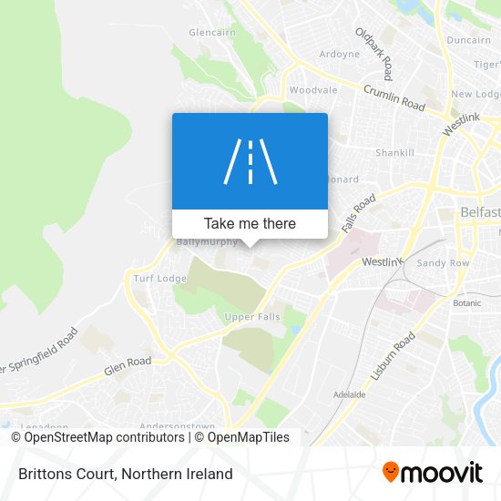 Brittons Court map