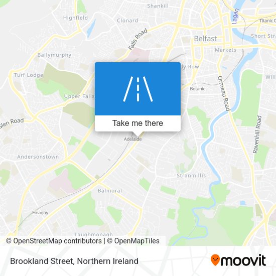 Brookland Street map