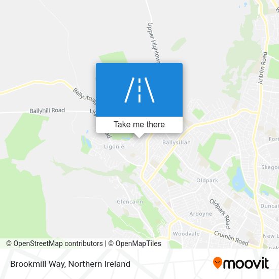 Brookmill Way map