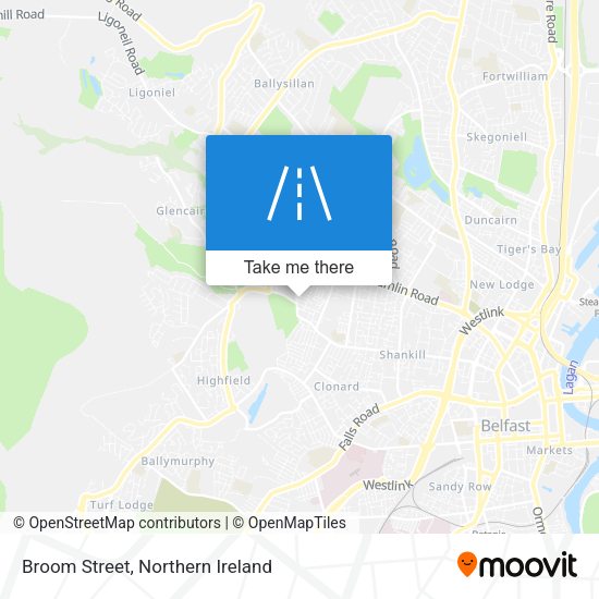 Broom Street map