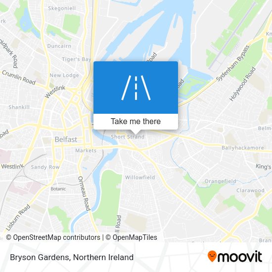 Bryson Gardens map