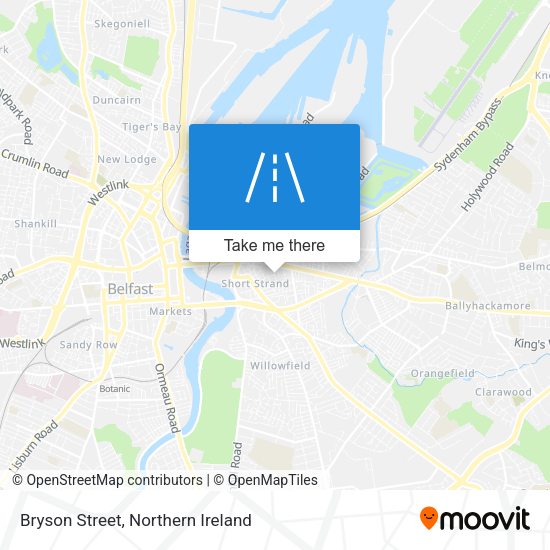 Bryson Street map