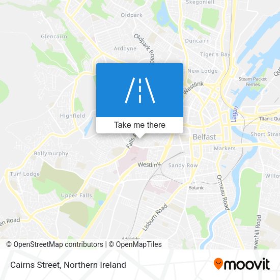 Cairns Street map