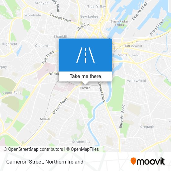 Cameron Street map