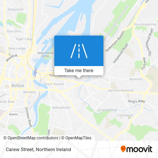 Carew Street map
