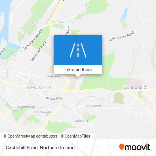 Castlehill Road map