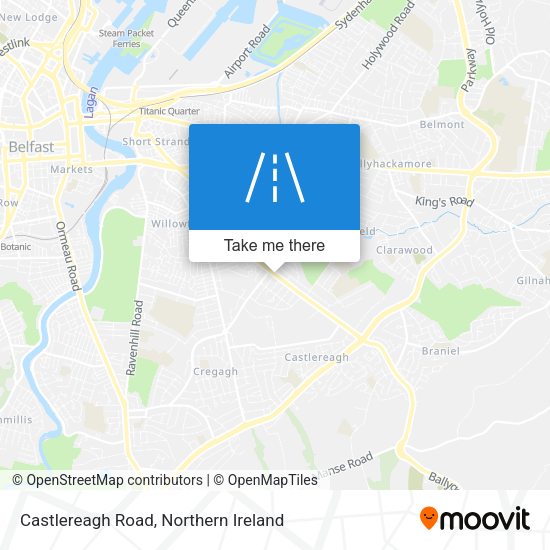 Castlereagh Road map