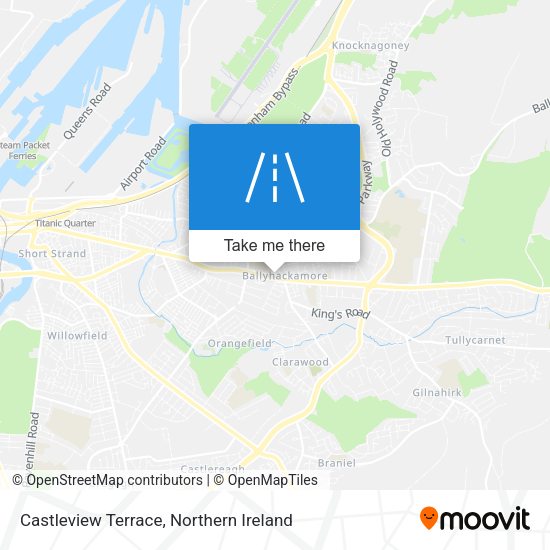 Castleview Terrace map