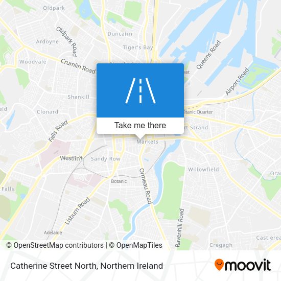 Catherine Street North map