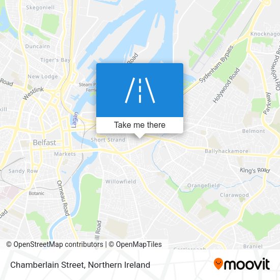 Chamberlain Street map