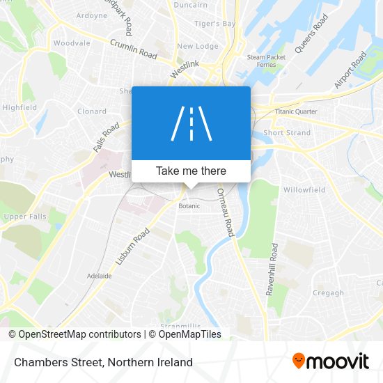 Chambers Street map