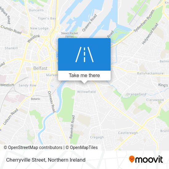 Cherryville Street map