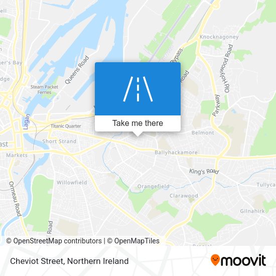 Cheviot Street map
