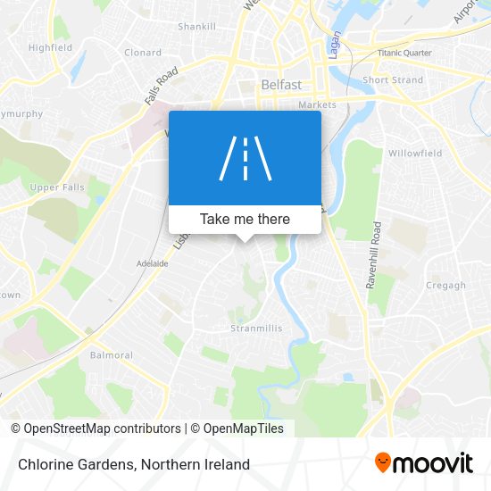 Chlorine Gardens map