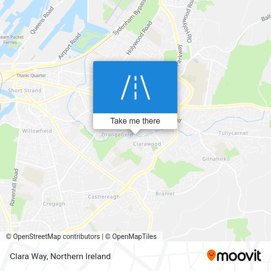 Clara Way map