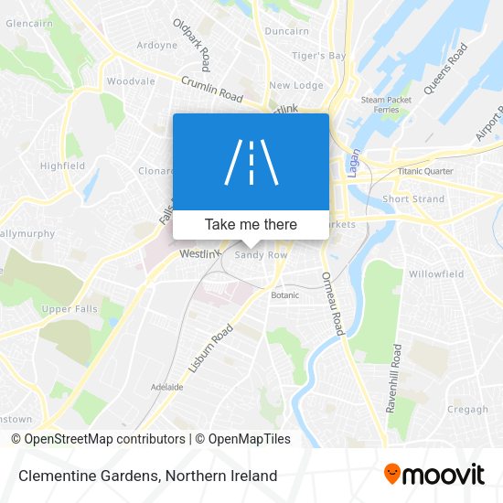 Clementine Gardens map