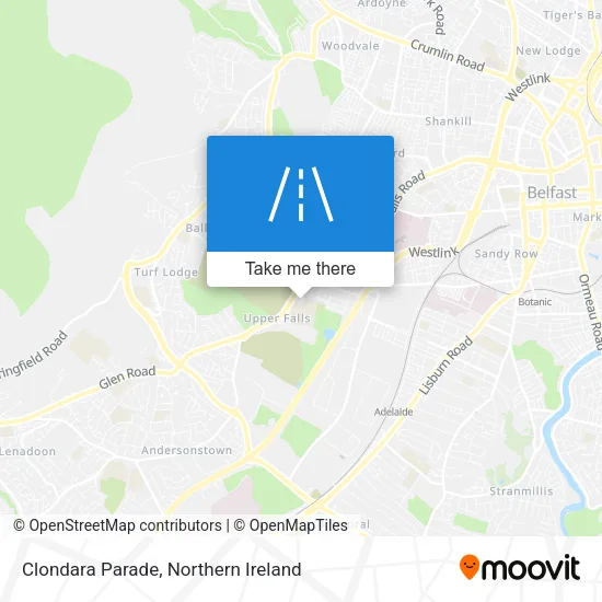 Clondara Parade map