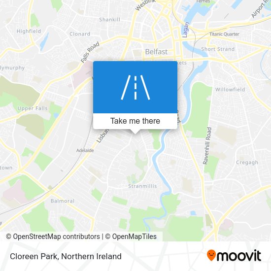 Cloreen Park map