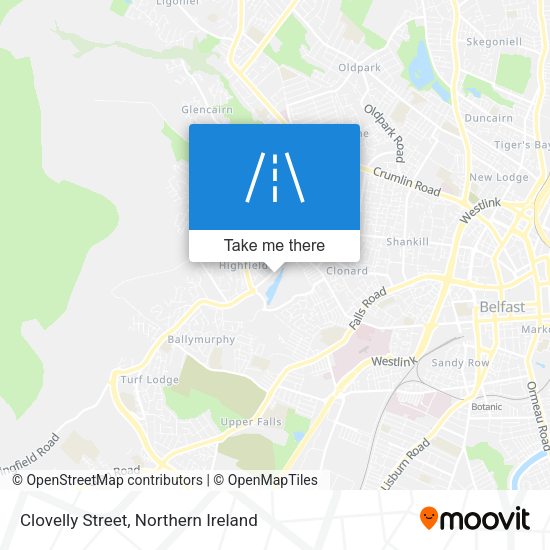 Clovelly Street map