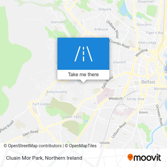 Cluain Mor Park map
