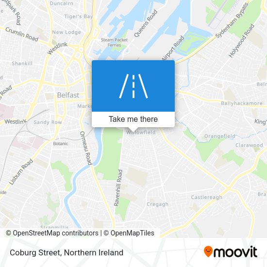 Coburg Street map