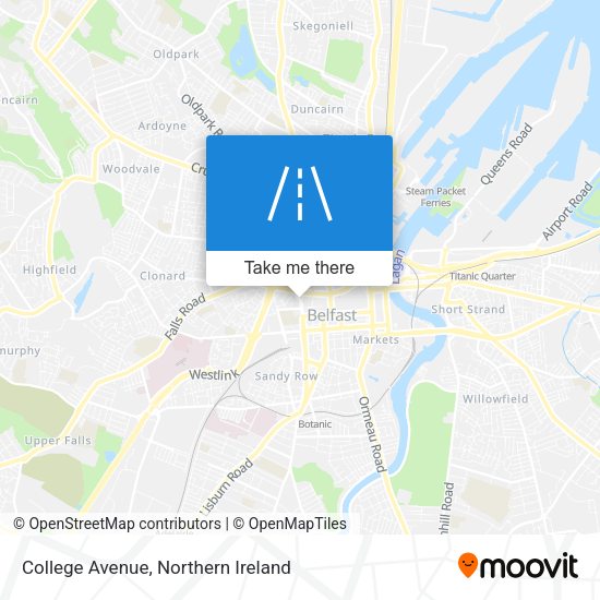 College Avenue map