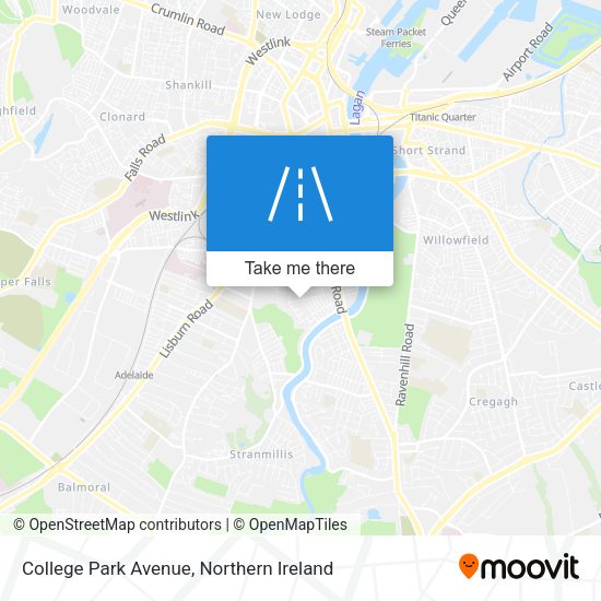 College Park Avenue map