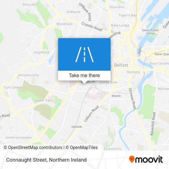 Connaught Street map