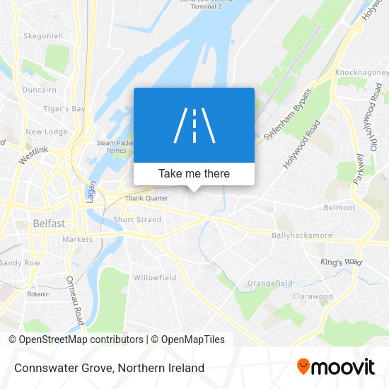 Connswater Grove map