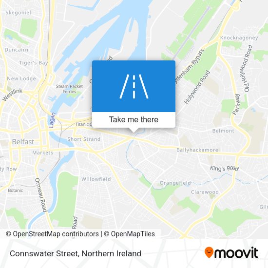 Connswater Street map