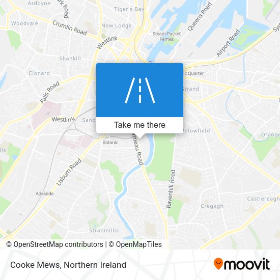 Cooke Mews map