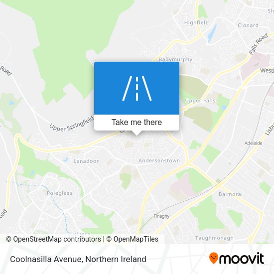 Coolnasilla Avenue map