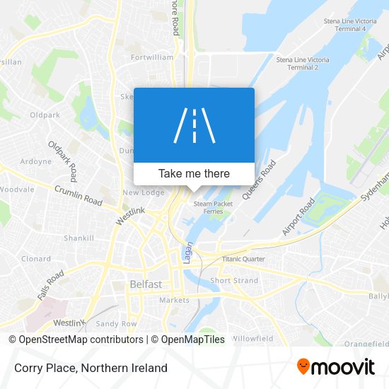 Corry Place map