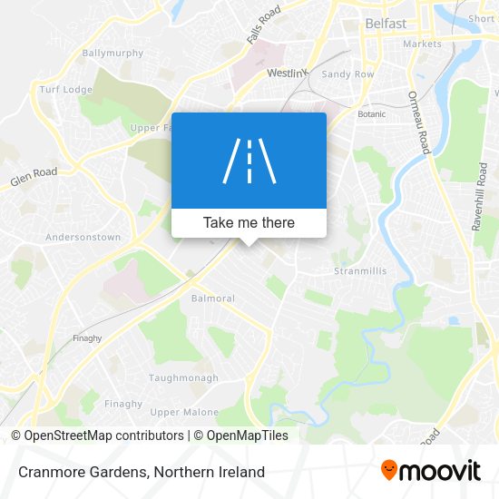 Cranmore Gardens map