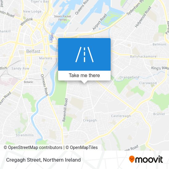 Cregagh Street map