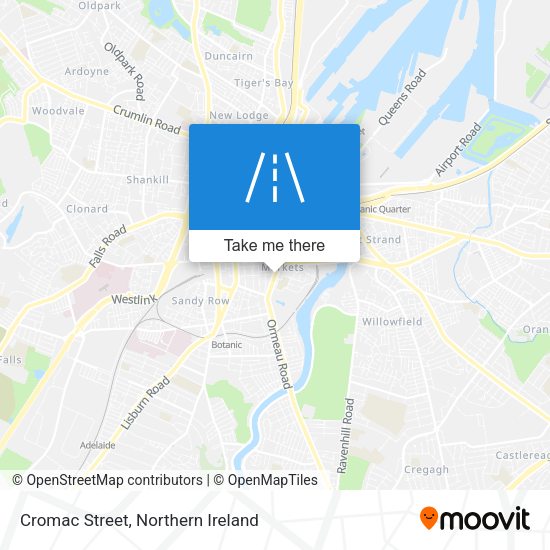 Cromac Street map