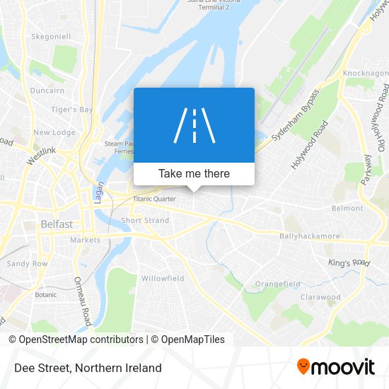 Dee Street map